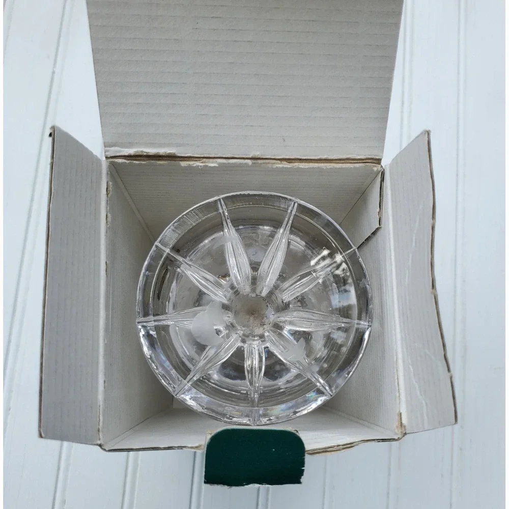Noritake crystal candlestick